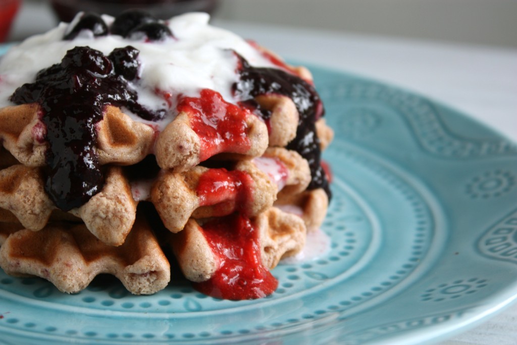 Red, White, and Blue Waffles