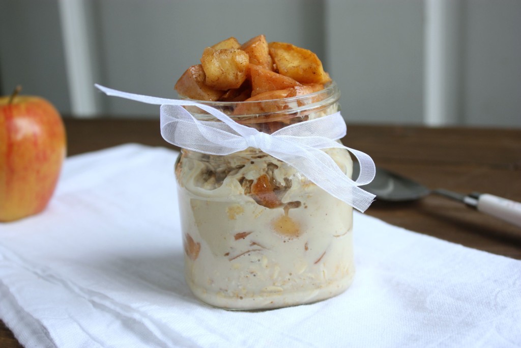 Apple Pie Overnight Oats + a Thank You