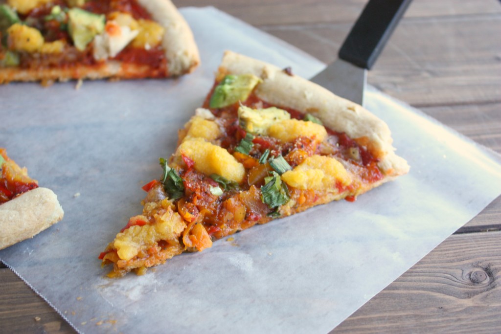 Peppers and Peaches Pizza